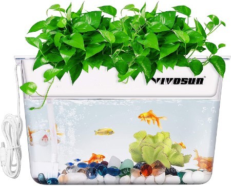 VIVOSUN 3-Gallon Aquaponic Fish Tank