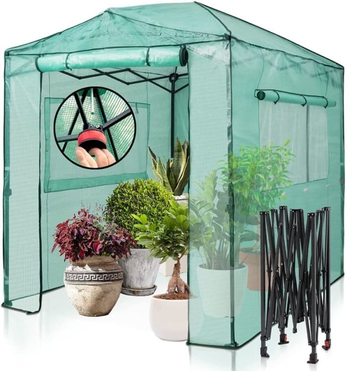 Portable Walk-in Greenhouse Instant Pop-up Indoor Outdoor Plant Gardening Green House 