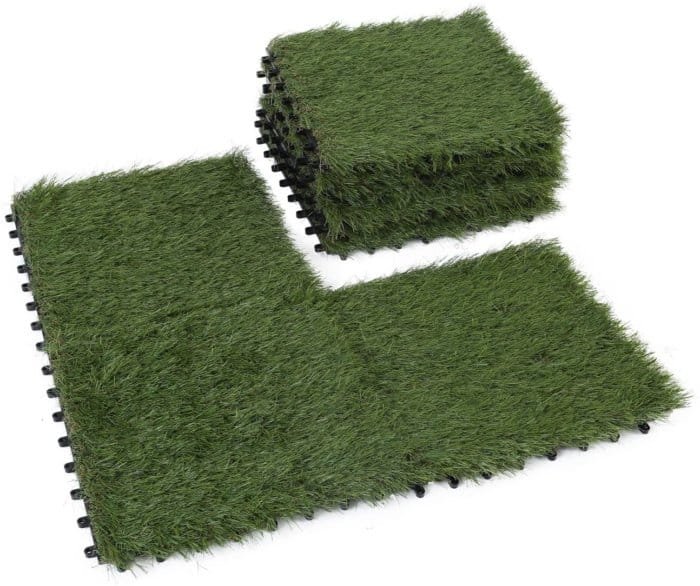 Golden Moon Artificial Grass Turf Tile Interlocking