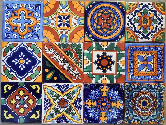Mexican Talavera Tiles Designs